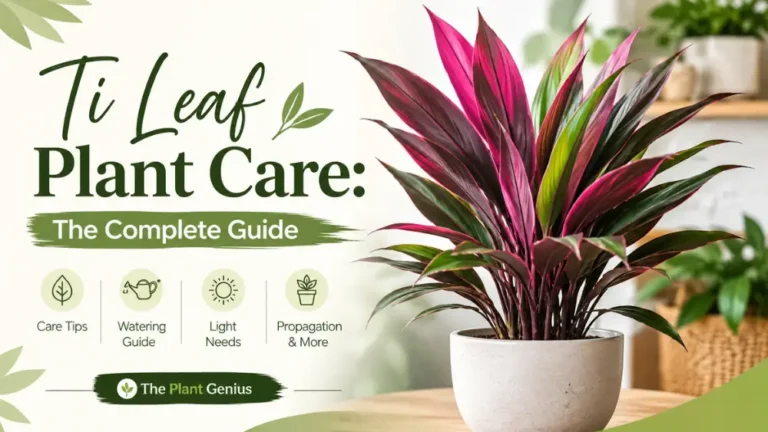 Vibrant Ti Leaf plant in a pot with colorful foliage, illustrating complete plant care guide.